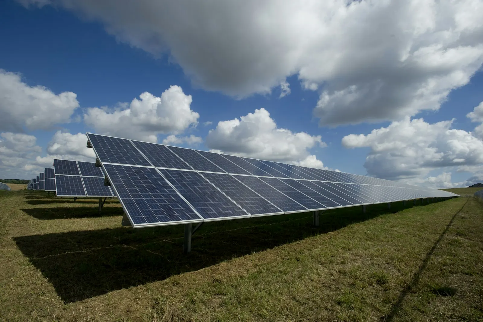 Maison équipée de panneaux solaires